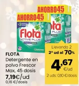 Flota - Detergente En Polvo Frescor Max