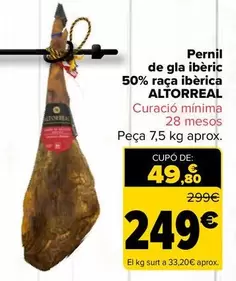 Altorreal - Jamón Bellota Ibérico 50% Raza Ibérica