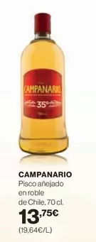 Campanal - Pistoc Añejado En Roble De Chile