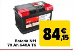 Batería N1170 Ah 640A T6