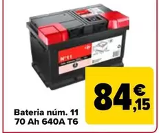 Batería N1170 Ah 640A T6