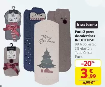 inextenso - Pack 2 Pares De Calcetines