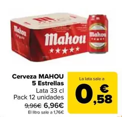 Mahou -  Cerveza 5 Estrellas