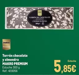 makro - Turron Chocolate Y Almendra
