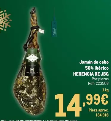 Delicias de Jabugo - Jamón De Cebo 50% Ibérico