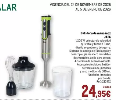 Jata - Batidora De Mano Inox
