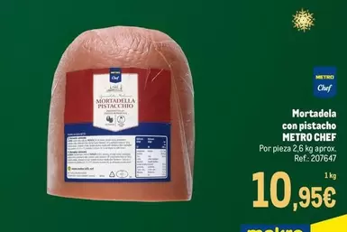 chef select - Mortadela Con Pistacho