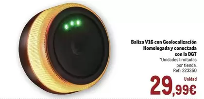 Baliza V16 Con Geolocalzacion Homologada Y Conectada Con La Get