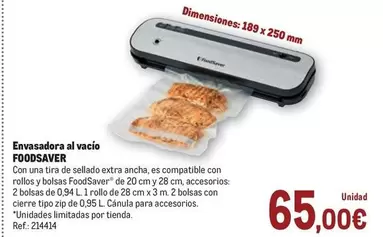 foodSaver - Envasadora Al Vacio