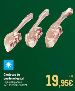 Chuletas De Cordero Lechal
