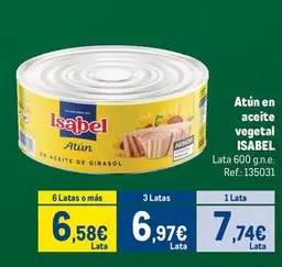 Isabel - Atun En Aceite Vegetal