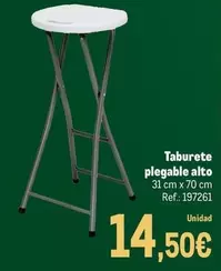 Taburete Plegable Alto