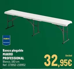 makro - Banco Plegable