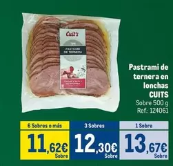 cuit´s - Pastrami De Ternera En Lonchas