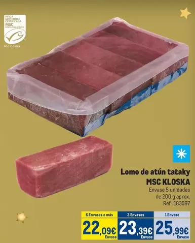 Kloska - Lomo De Atún Tataky Msc