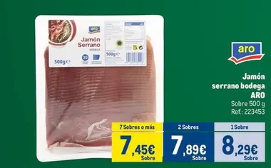 Aro - Jamon Serrano Bodega