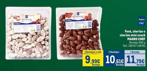 chef select - Fijiot Eléviero Chorizo Mini Caca