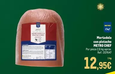 chef select - Mortadela Con Pistacho