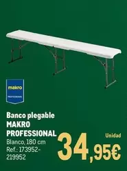 makro - Banco Plegable