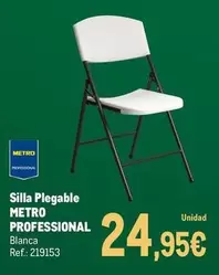 Metro Professional - Silla Plegable
