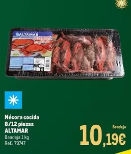 Altamar - Nécora Cocida 8/12 Piezas