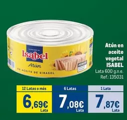 Isabel - Atun En Aceite Vegetal