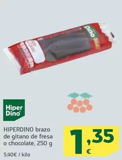 Hiperdino - Brazo De Gitano De Fresa O Chocolate