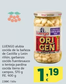 Luengo - Alubia Cocida De La Baneza De Castilla Y Leon Rinon