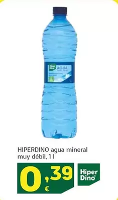 Hiperdino - Agua Mineral Muy Debill