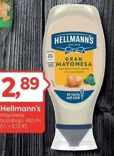 Hellmann's - Mayonesa Bocabajo