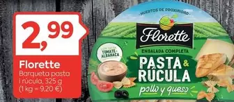 Florette - Barqueta Pasta Irrucula