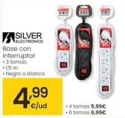 Silver Electronics - Base Con Interruptor