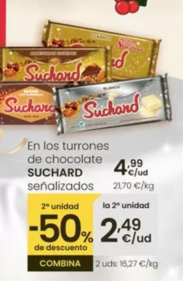 Suchard - Turrones De Chocolate