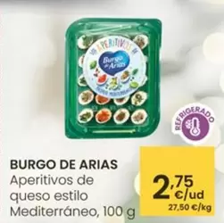 Burgo De Arias - Aperitivos De Queso Estilo Mediterráneo
