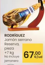 Rodríguez - Jamon Serrano Reserva