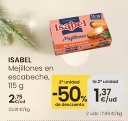 Isabel - Mejillones En Escabeche