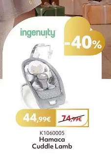 INGENUITY - Hamaca Cuddle Lamb