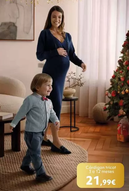 Cardigan Tricot 3 A 12 Meses
