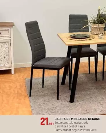 Cadira De Menjador Nekane