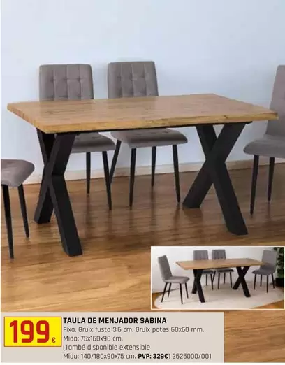 Taula De Menjador Sabina