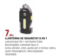 Llanterna De Seguretat 6 En 1