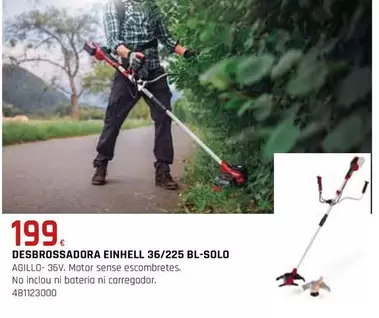 Einhell - Desbrossadora 36/225