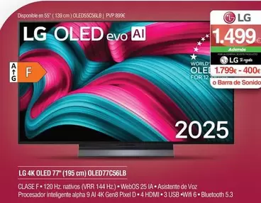 LG - Oled 77 Oled77c56lb