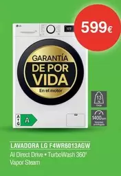 LG - Lavadora F4wr6013agw