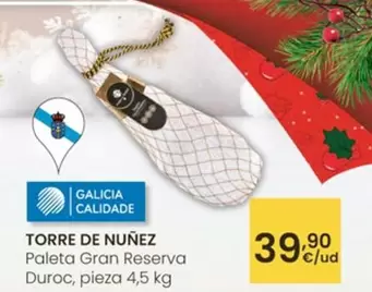 Torre De Núñez - Paleta Gran Reserva Duroc