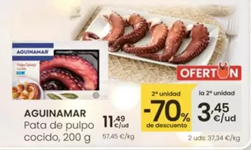 Aguinamar - Pata De Pulpo Cocido