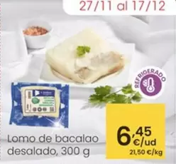 Lomo De Bacalao Desalado