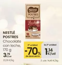 Nestlé - Postres Chocolate Con Leche