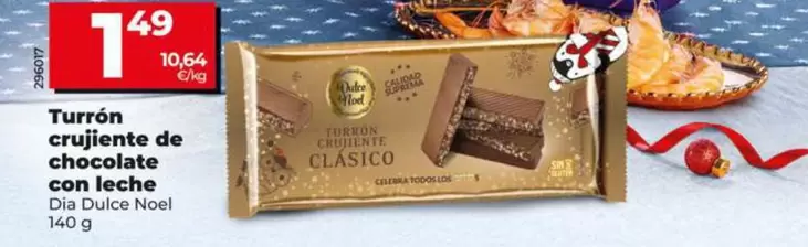 Dia Dulce Noel - Turron Crujiente De Chocolate Con Leche
