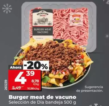 Seleccion De Dia - Burger Meat De Vacuno